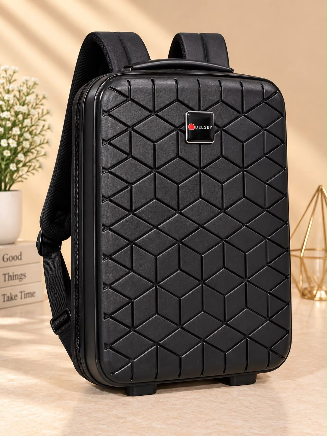 Buy High Quality PP Material Laptop Backpack - Grey in Black online in Pakistan - Brandza Handbags