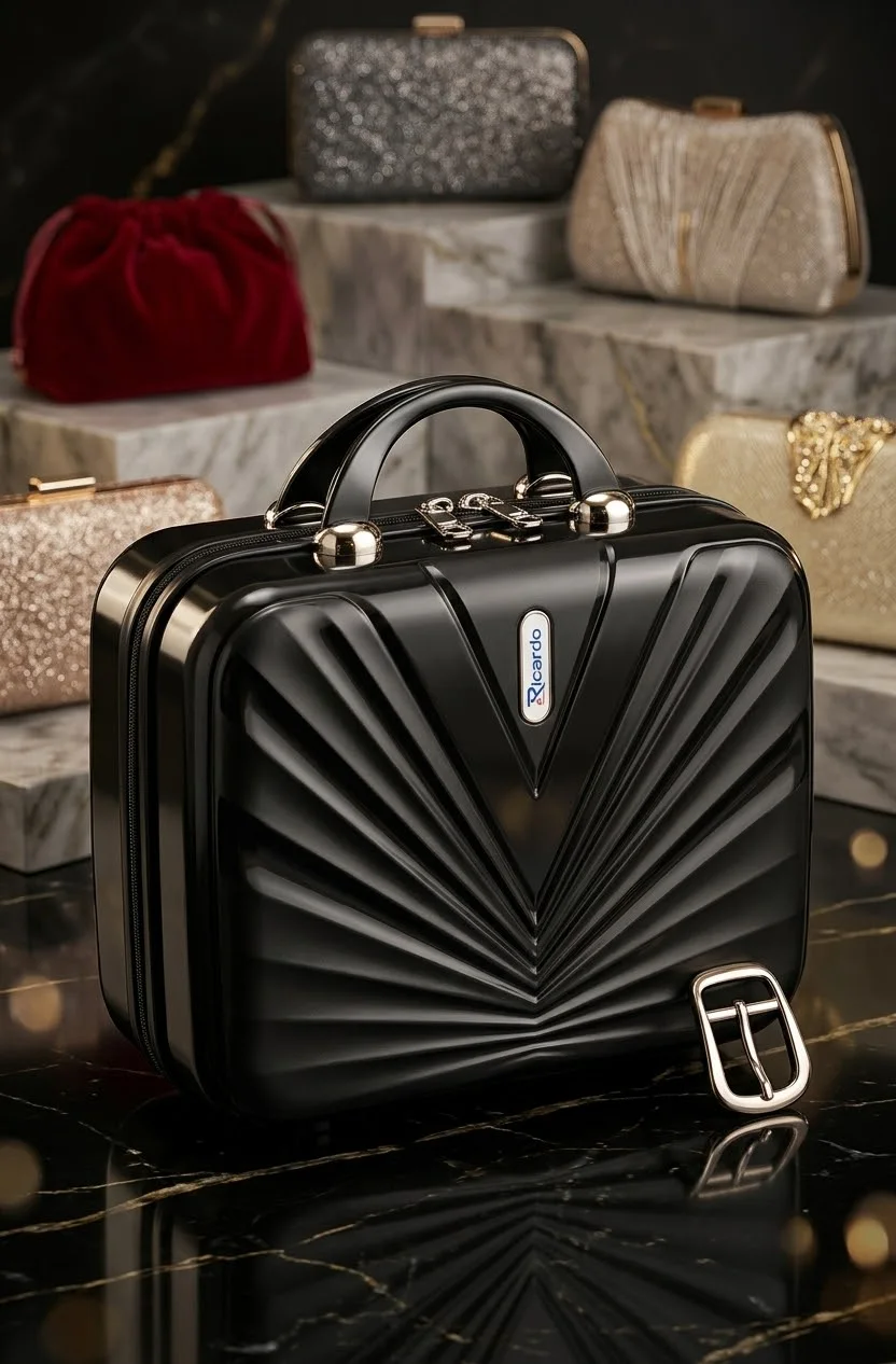Buy Hard Shell Beauty & Makeup Box - Peach Pink in Black online in Pakistan - Brandza Handbags