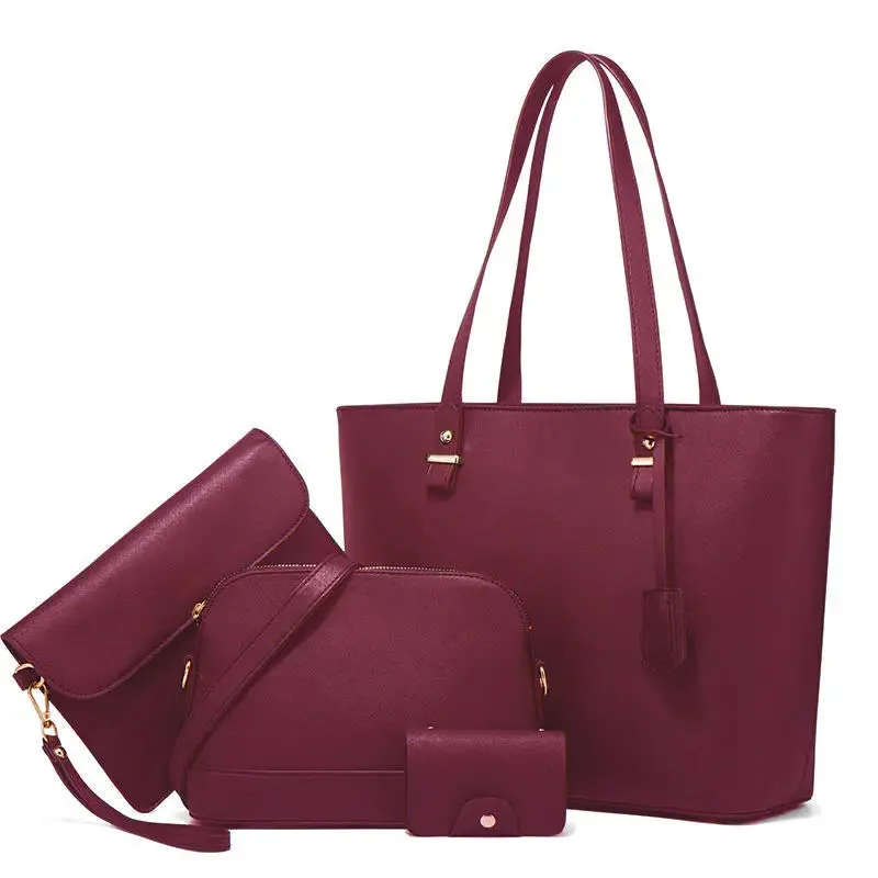 Serivo Serivo Office Handbag Set - Burgundy Matching Bag Combo - matching bag and shoes combo online Islamabad view 2