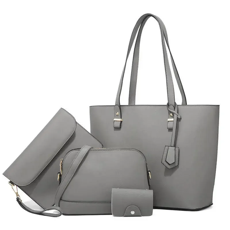 Serivo Serivo Office Handbag Set - Beige Matching Bag Combo in Grey - matching bag and shoes combo online Lahore