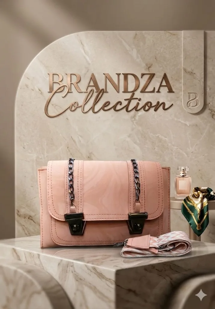 Buy Serivo Crossbody Chain Lock - Peach online in Pakistan - Serivo Handbags