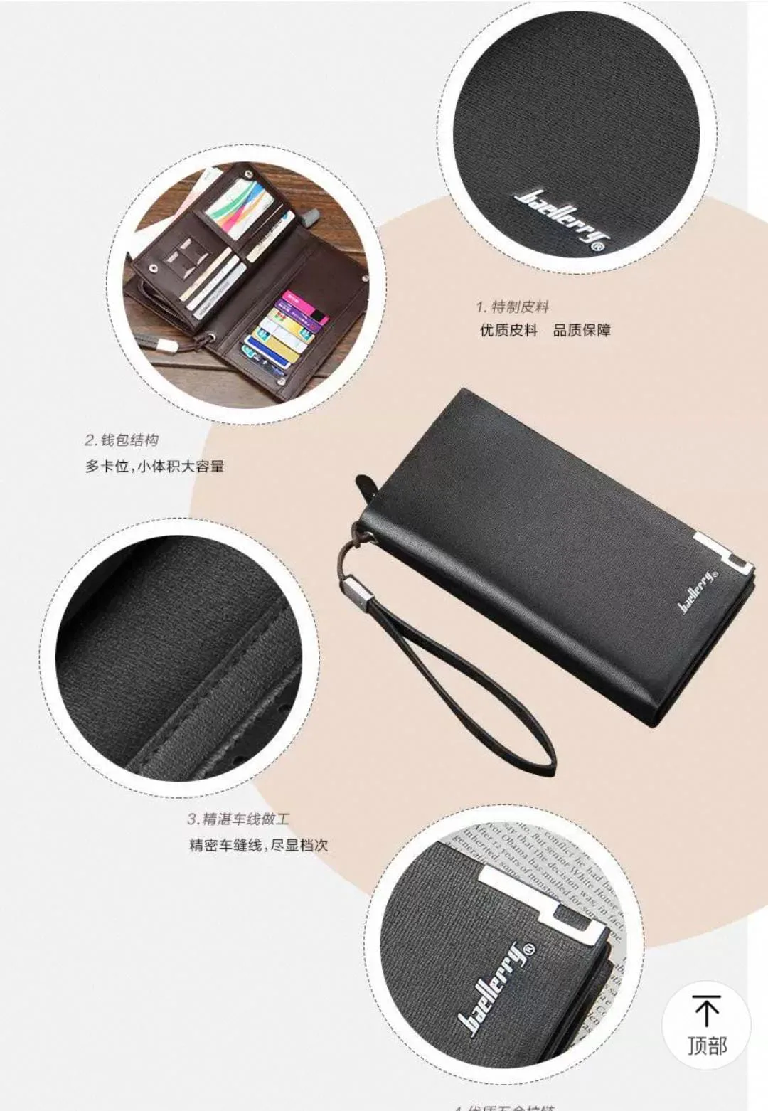 Buy Serivo Baellerry Hand Clutch - Black online in Pakistan - Serivo Handbags view 5