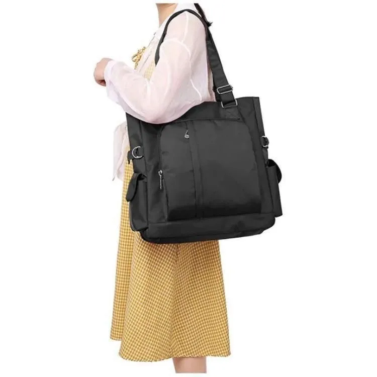 Buy Serivo Ladies Waterproof Nylon Mummy Bag - Black online in Pakistan - Serivo Handbags view 4