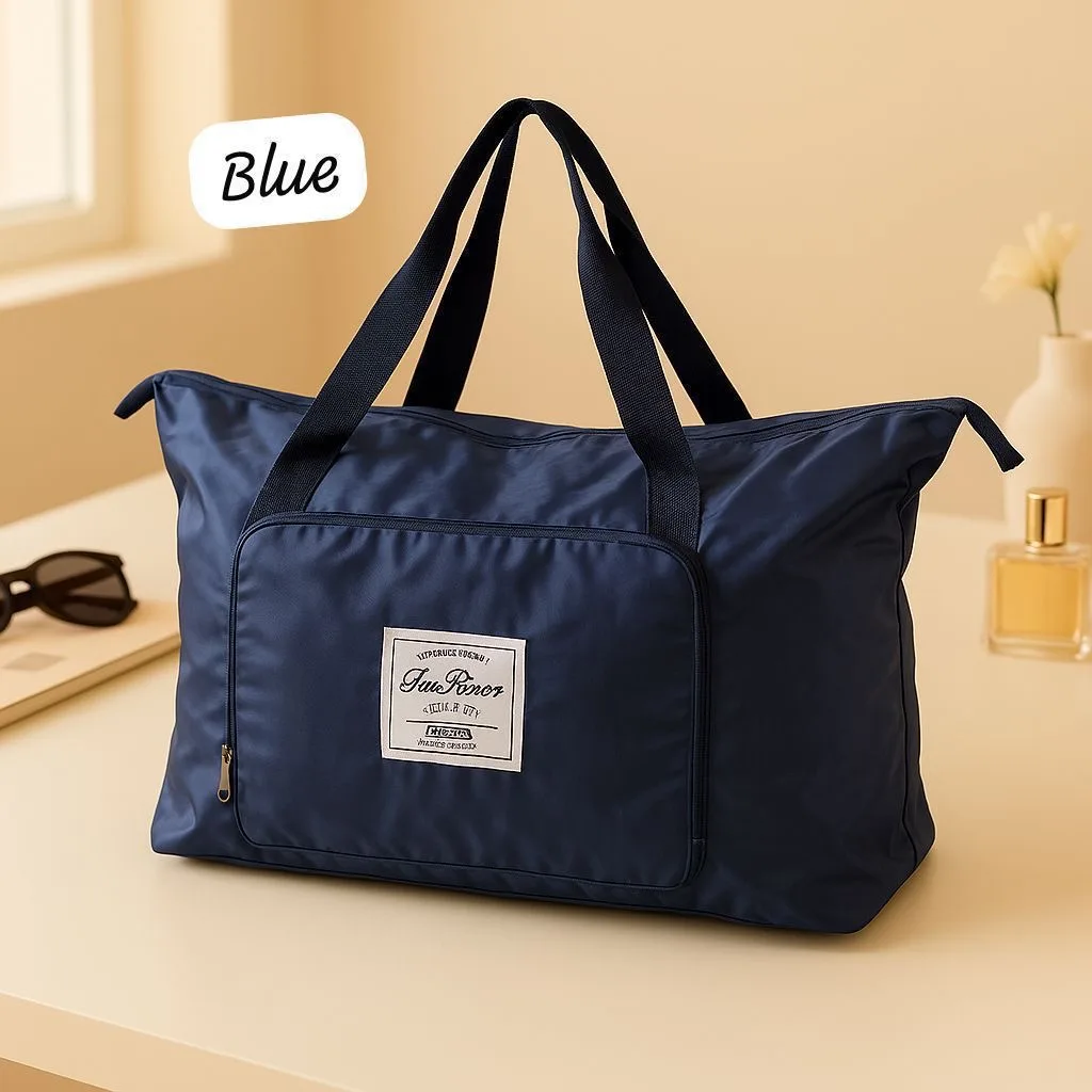 Buy Serivo Expandable Foldable Travel & Mother Care Bag - Navy Blue online in Pakistan - Serivo Handbags