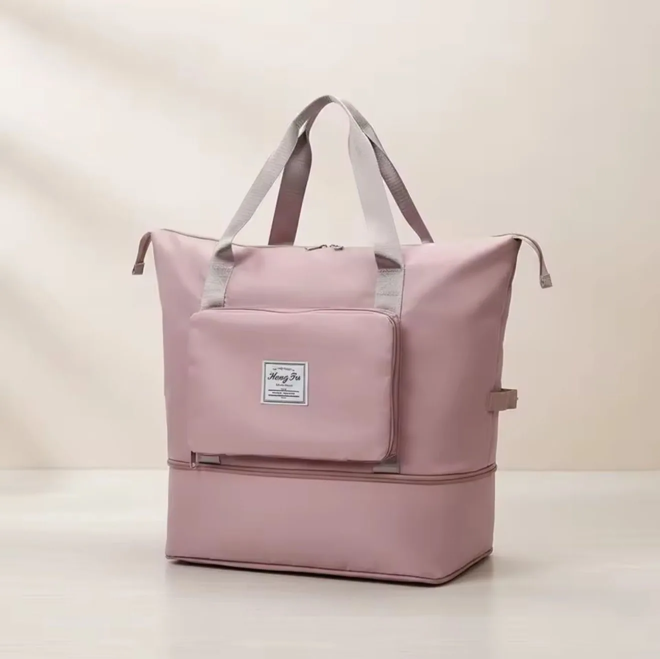 Buy Serivo Expandable Foldable Travel & Mother Care Bag - Pink online in Pakistan - Serivo Handbags view 6