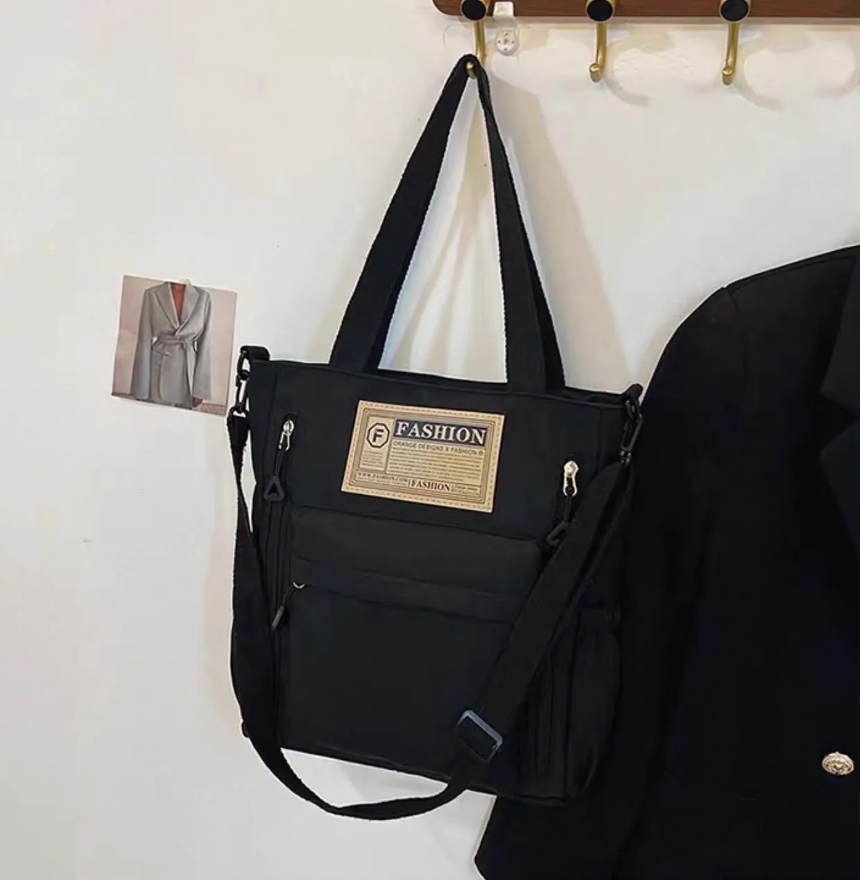 Buy Serivo Travel & Mother Care Bag - Black online in Pakistan - Serivo Handbags view 3