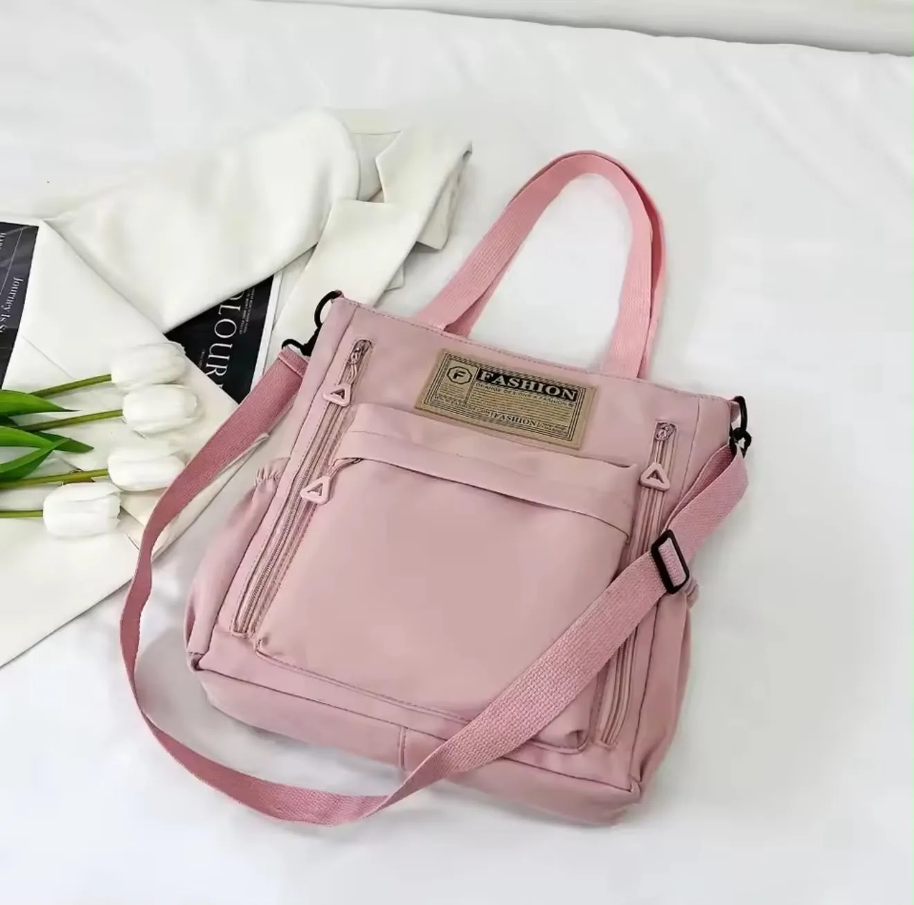 Buy Serivo Travel & Mother Care Bag - Pink online in Pakistan - Serivo Handbags view 4