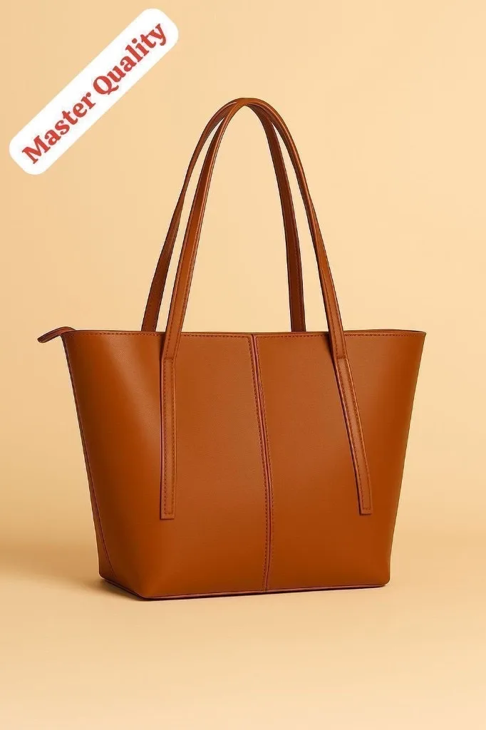 Buy Serivo Classic Tote Bag - Tan online in Pakistan - Serivo Handbags